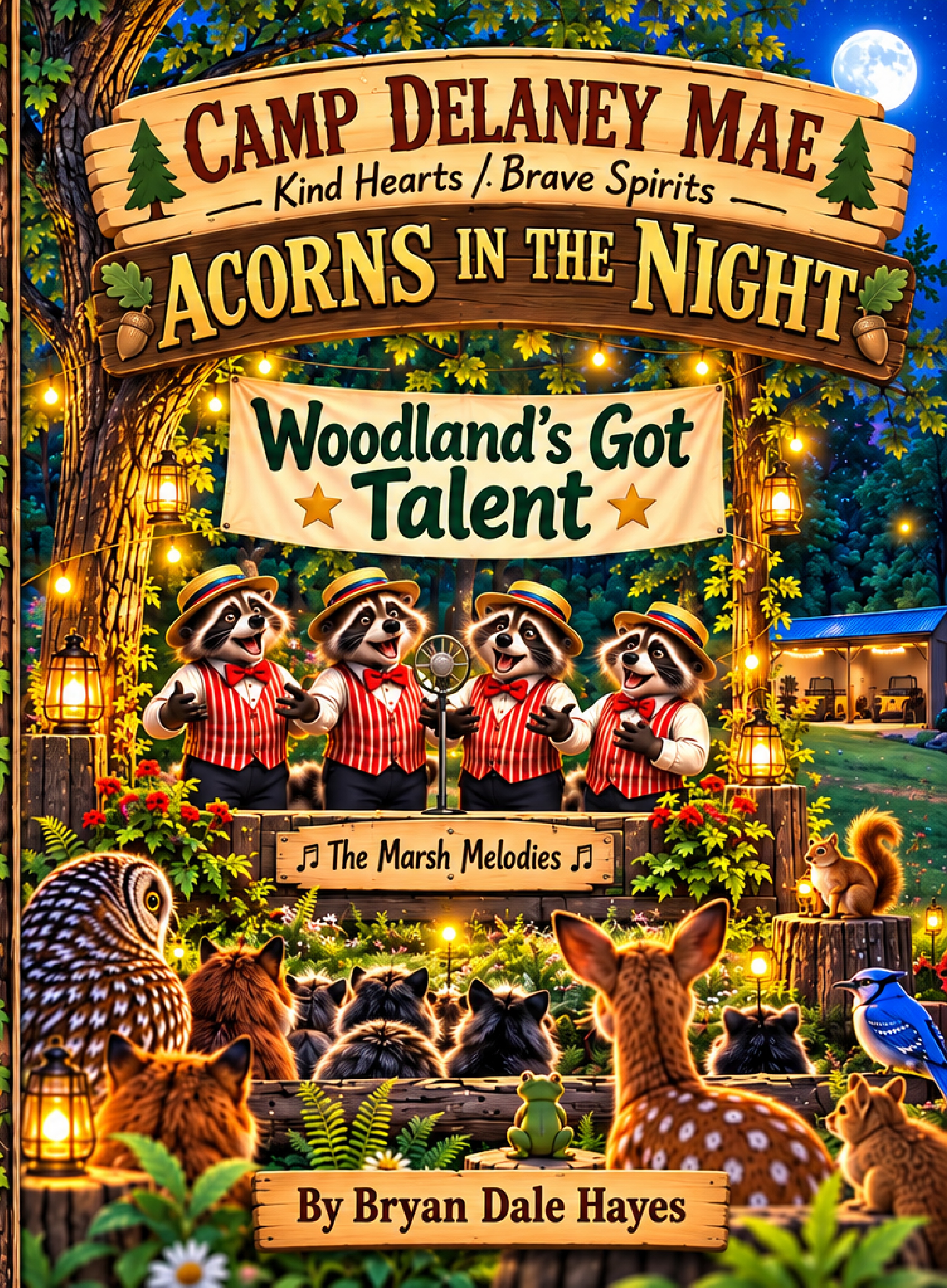 Acorns in the Night: Woodland's Got Talent book cover