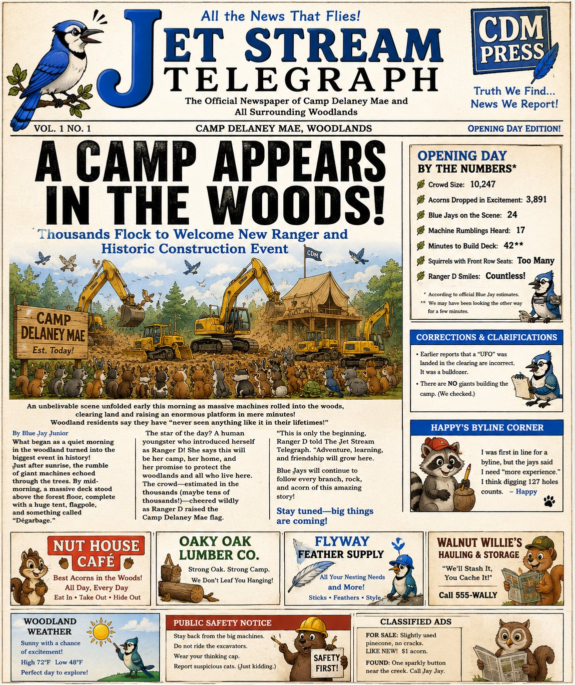 Jet Stream Telegraph - A Camp Appears in the Woods
