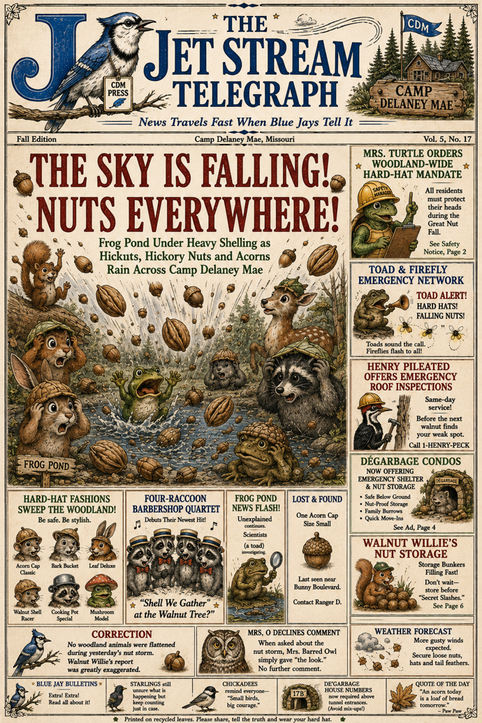 The Sky Is Falling! Nuts Everywhere!