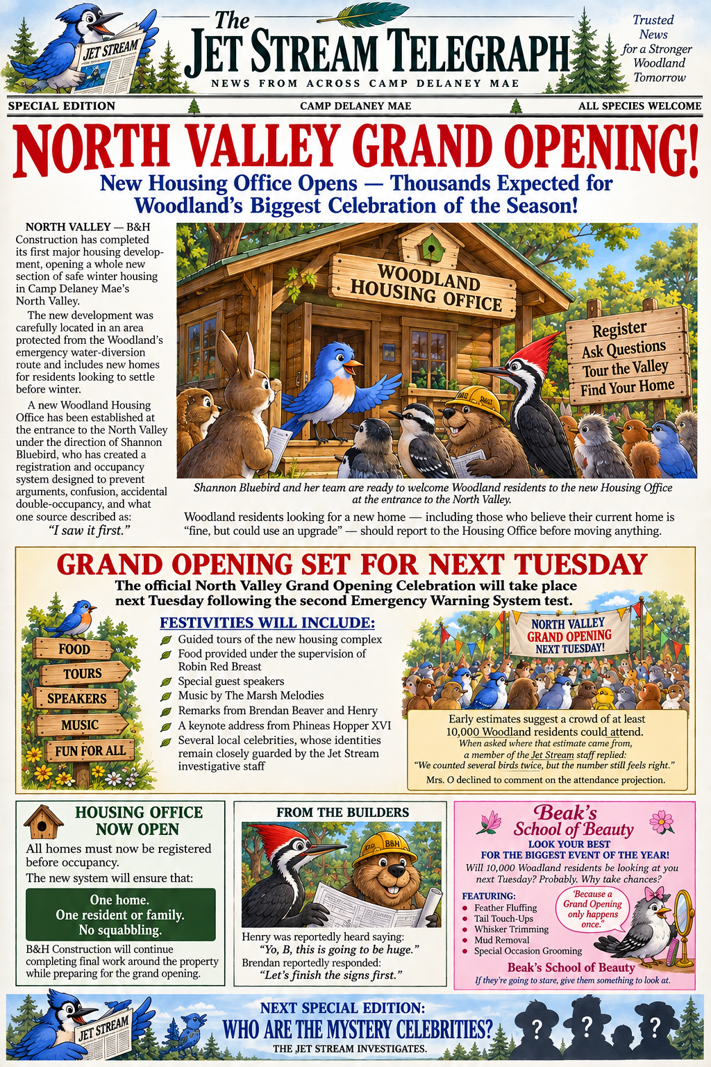 The Jet Stream Telegraph North Valley Grand Opening Special Edition