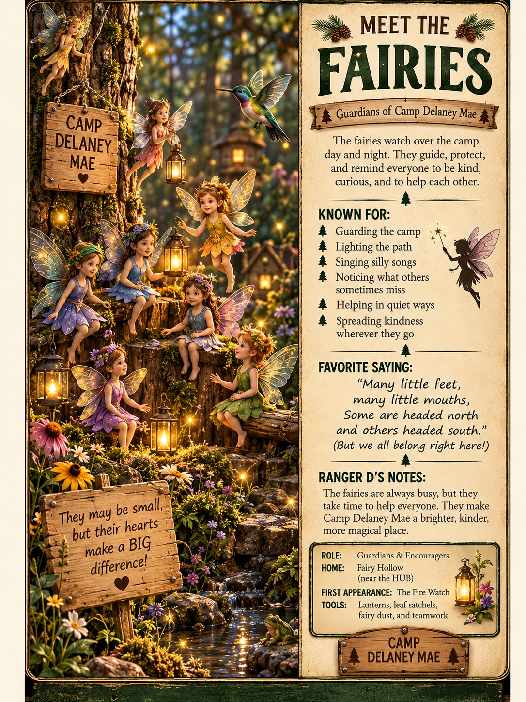The Fairies character card