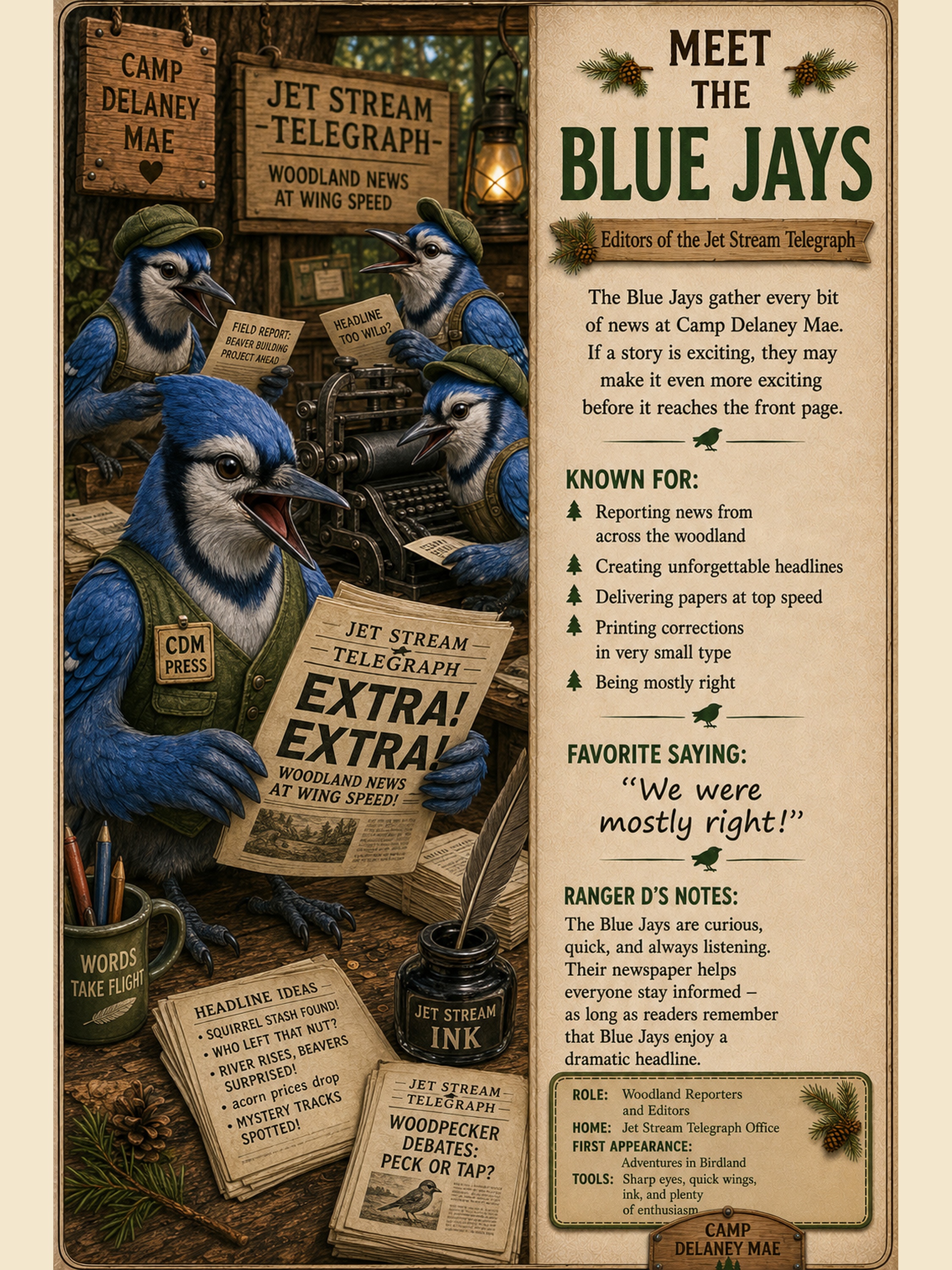 The Blue Jays character card